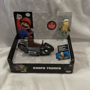 The Super Mario Bros. Movie 2.5”/Koopa Troopa Figure Pull Back Racer (NEW)